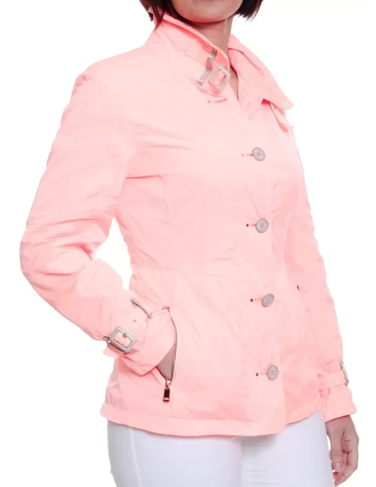 Giacca a vento rosa salmone Concept k